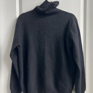 Black Cashmere Turtleneck by Celeste Size Large 100% Cashmere